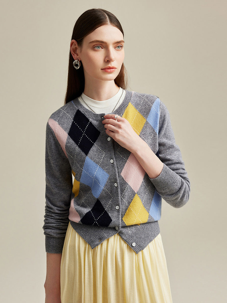 button cashmere cardigan sale