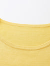 COMOBOCA Women's Essential Round Neck Knit T-Shirt
