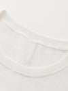 Women's crew neck short-sleeve knitted T-shirt with embroidery