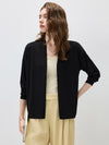 COMOBOCA Women's Open Front Knit Cardigan