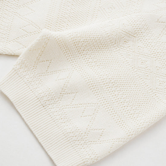 COMOBOCA Women's Bow Knit Short Sleeve Faux Cardigan