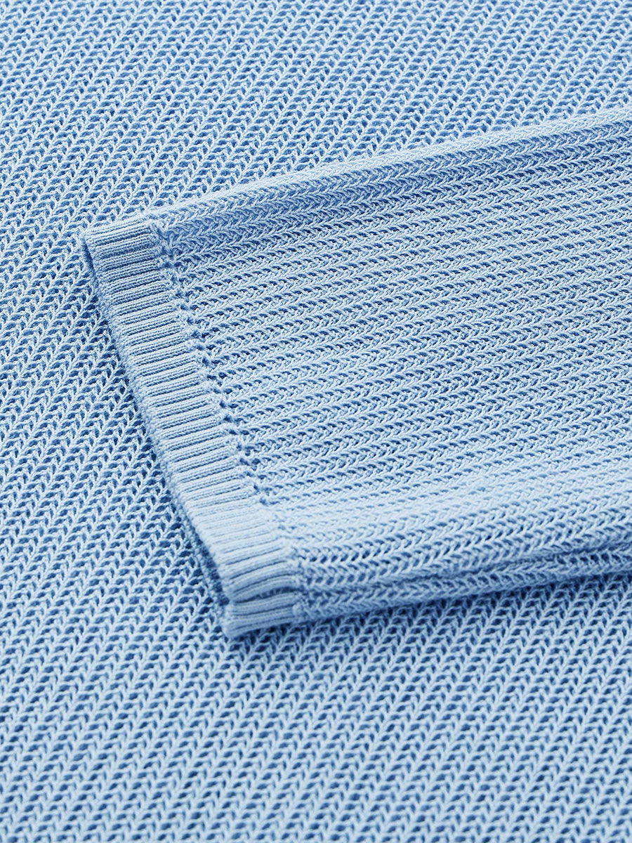 COMOBOCA Women's Split V-Neck Knit Sweater