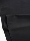Women's solid color A-line skirt, mulberry silk blend woven