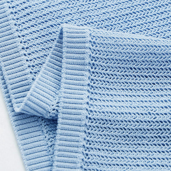 COMOBOCA Women's Split V-Neck Knit Sweater