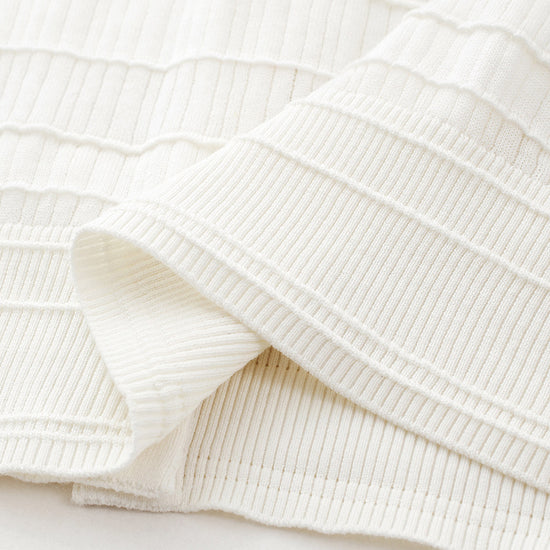 COMOBOCA Women's Textured Ribbed Knit Cardigan