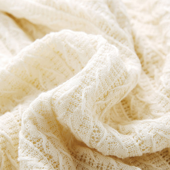 COMOBOCA Women's Textured Openwork Knit Sweater Vest