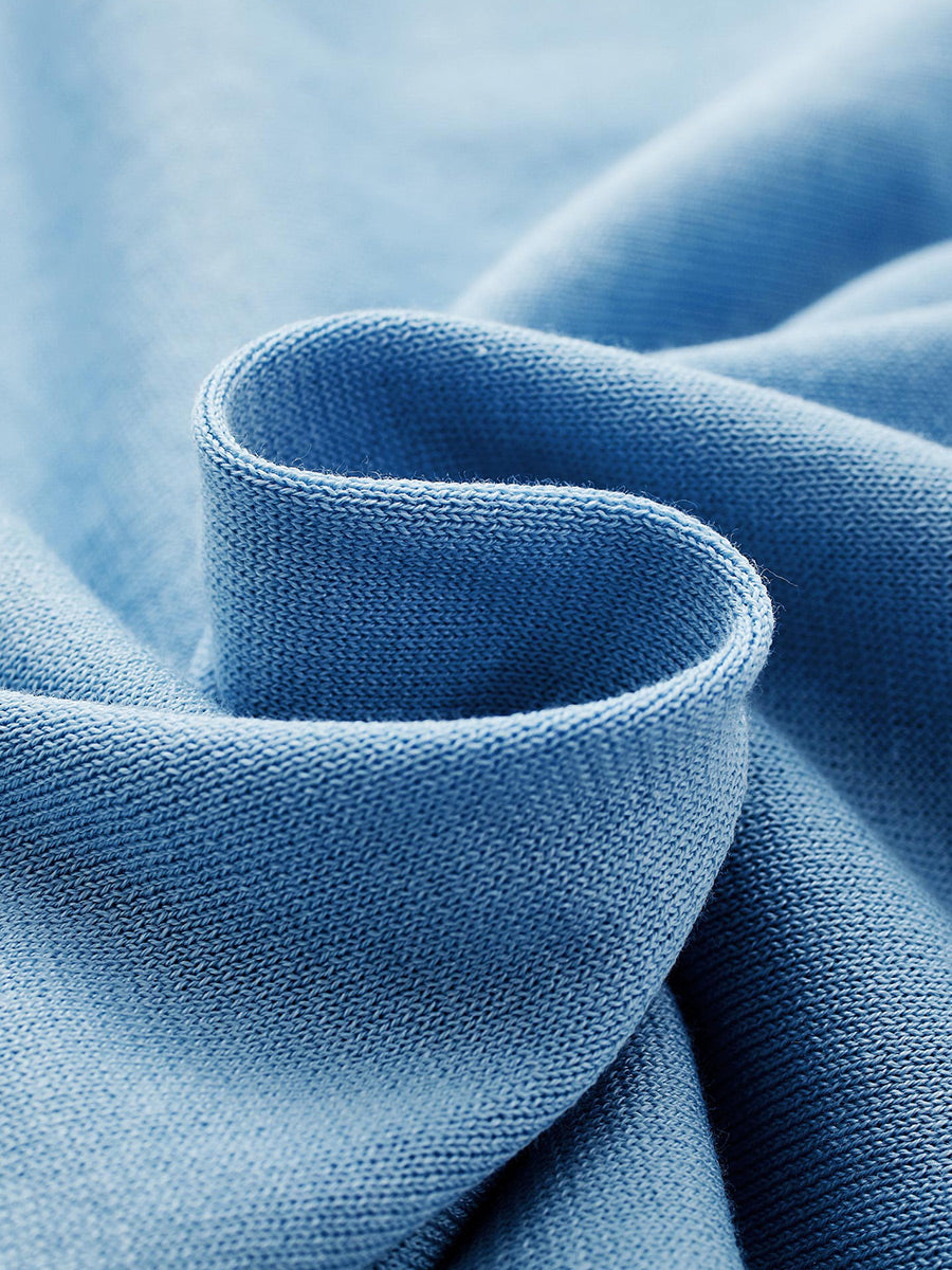 COMOBOCA Women's Lace Trim Collar Knit Polo T-Shirt