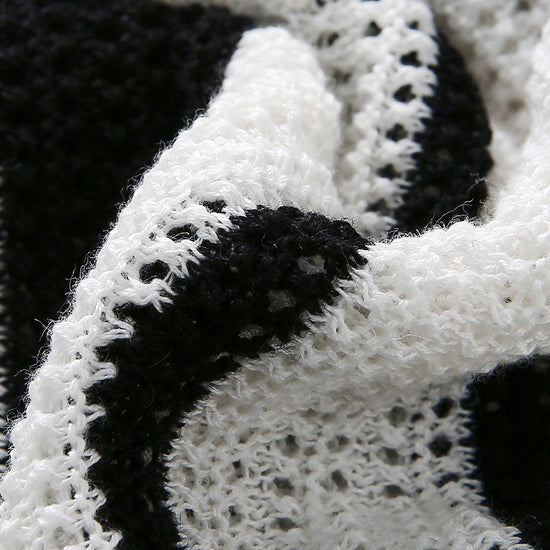 COMOBOCA Women's Crochet Knit Stripe Tank Top