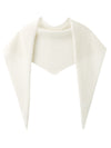 COMOBOCA Cloudy Women's Openwork Knit Triangle Shoulder Wrap Scarf