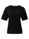 COMOBOCA Women's Essential Round Neck Knit T-Shirt