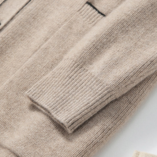 COMOBOCA 100% Cashmere Women's Cardigan Long Knit Coat