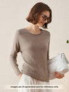 COMOBOCA 100% Cashmere Women's Loose Knit Sweater