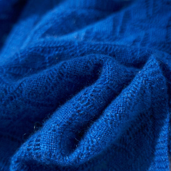 COMOBOCA 100% Cashmere Solid Color Knit Scarf