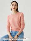 COMOBOCA 100% Cashmere Women's Round Neck Sweater