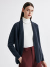 COMOBOCA 100% Cashmere Women's Shawl Collar Wrap Cardigan
