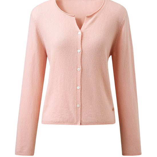 COMOBOCA 100% Wool Women's V-Neck Button Up Cardigan