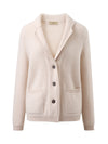 COMOBOCA 100% Cashmere Women's Blazer Collar Cardigan