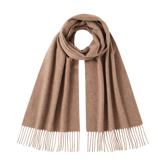 COMOBOCA 100% Cashmere Plain Scarf