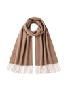 COMOBOCA 100% Cashmere Plain Scarf