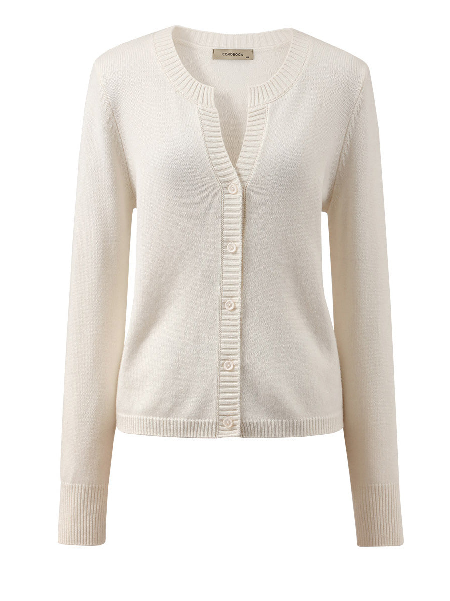 COMOBOCA 100% Wool Women's Cardigan Sweater