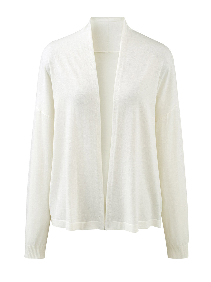 COMOBOCA Women's Open Front Knit Cardigan