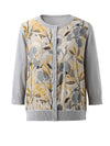 COMOBOCA Women's Floral Patterned Button-Down Cardigan