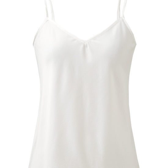 COMOBOCA Women's Silk V-Neck Adjustable Straps Camisole