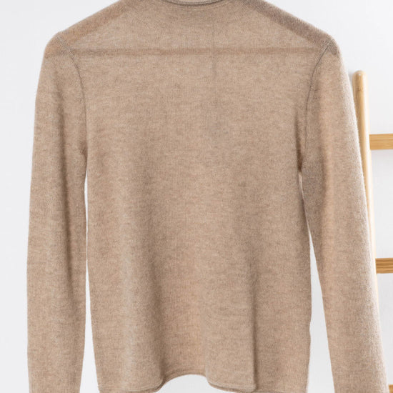 COMOBOCA 100% Cashmere Women's Round Neck Knit sweater