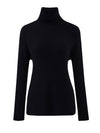 COMOBOCA 100% Wool Women's All-in-One Knit Turtleneck Sweater