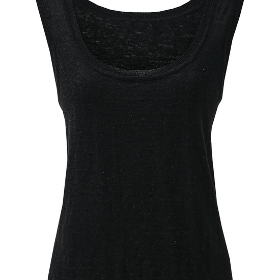 COMOBOCA Women's Linen Versatile Basic Tank Top