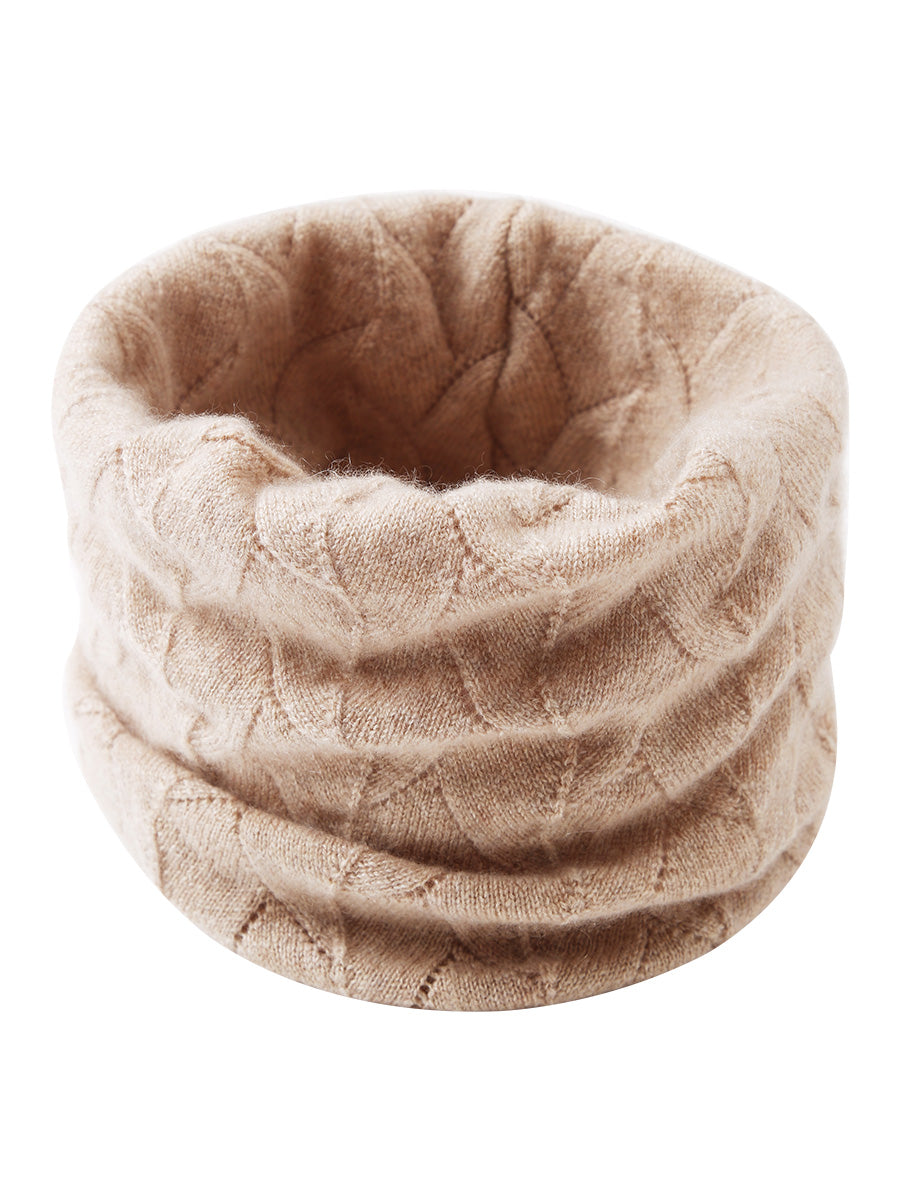 COMOBOCA 100% Cashmere Women's Knit Neck Warmer