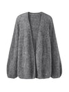 COMOBOCA Women's Mohair Fluffy Open Front Cardigan
