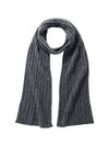 COMOBOCA 100% Cashmere Classic Cable Knit Scarf