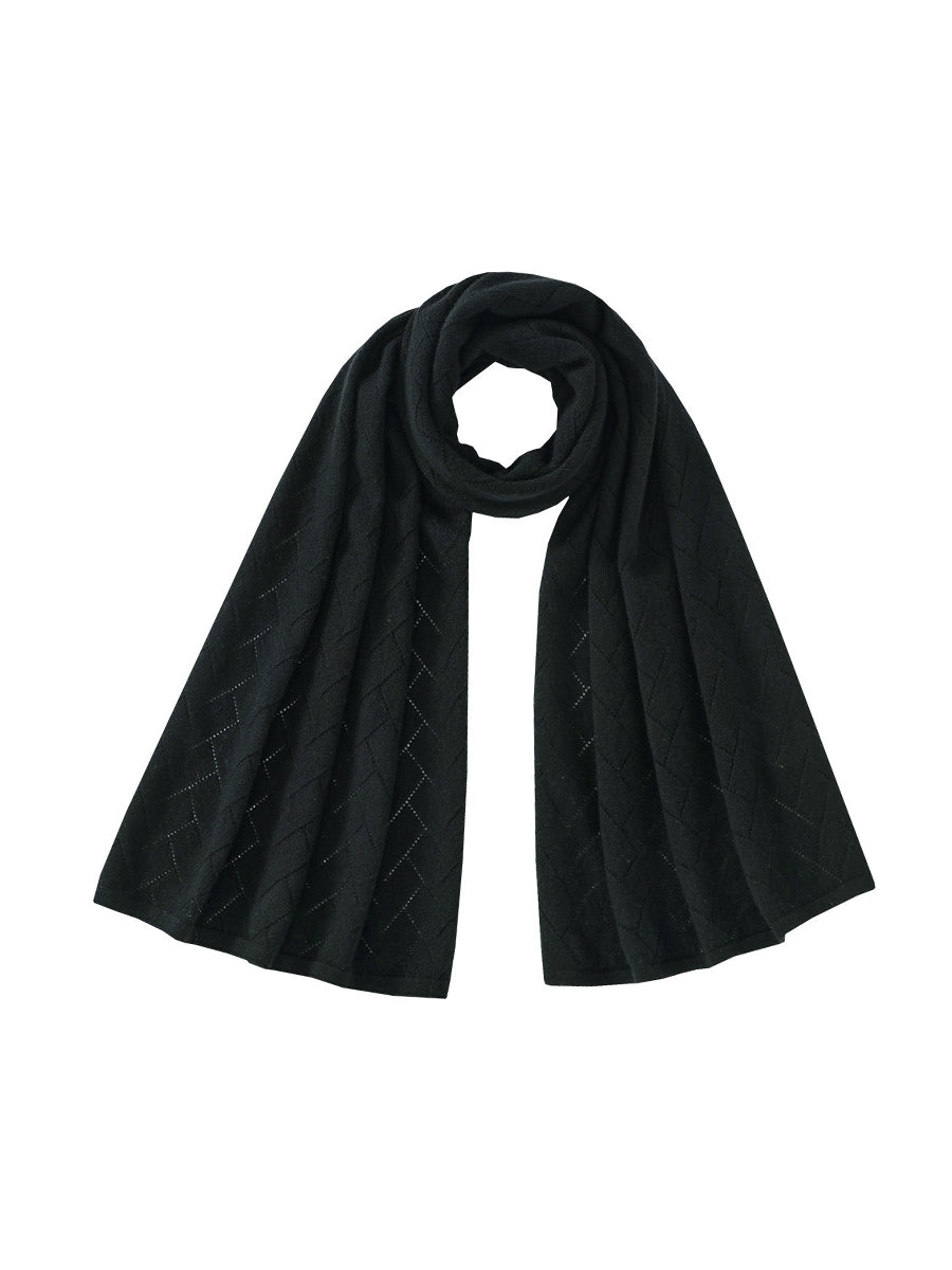 COMOBOCA 100% Cashmere Solid Color Scarf