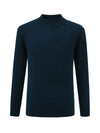 COMOBOCA 100% Cashmere Men's Mock Neck Knit Sweater