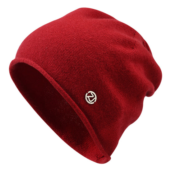 COMOBOCA 100% Cashmere Women's Slouchy Knit Beanie