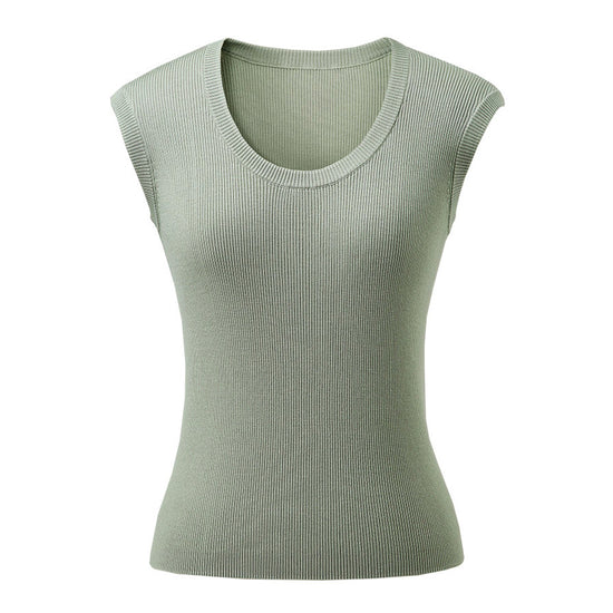 COMOBOCA Women's Ribbed V-Neck Tank Top