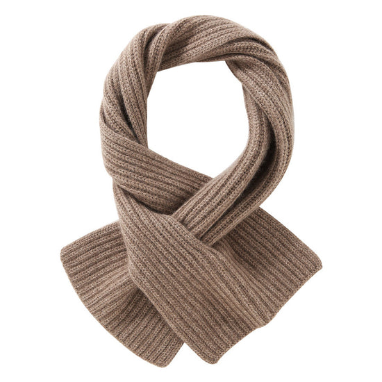 COMOBOCA 100% Cashmere Luxurious Ribbed Scarf