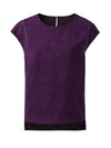 COMOBOCA 100% Mulberry Silk Women's Double Sided T-Shirt