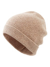 COMOBOCA 100% Wool Men's Ribbed Knit Beanie