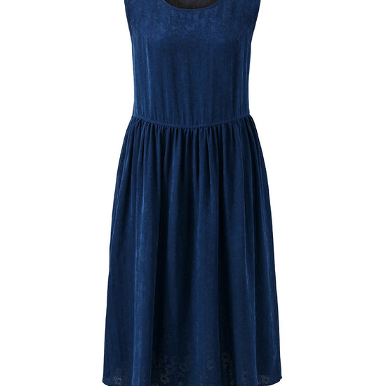 COMOBOCA 100% Mulberry Silk Women's Sleeveless Midi Dress