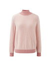 COMOBOCA 100% Cashmere Women's Mock Neck Knit Sweater