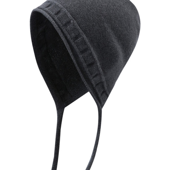 COMOBOCA 100% Cashmere Women's Knit Beanie with Ties