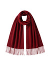 COMOBOCA 100% Cashmere Plain Scarf