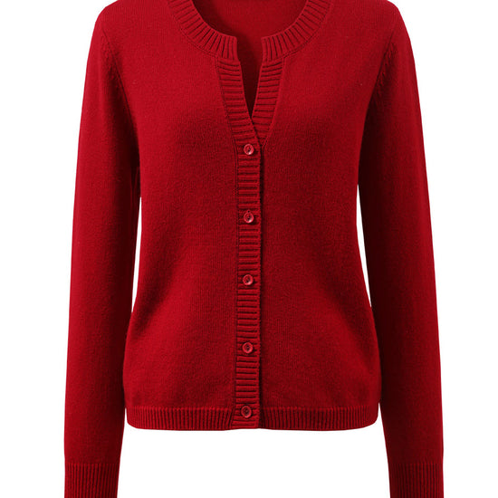 COMOBOCA 100% Wool Women's Cardigan Sweater