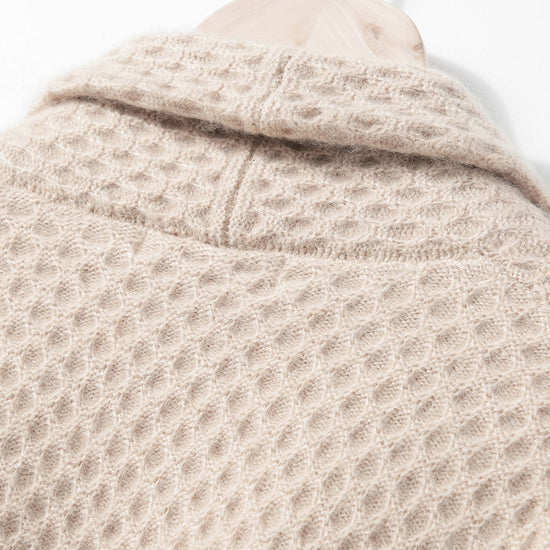 COMOBOCA 100% Cashmere Women's Knit Cardigan Coat