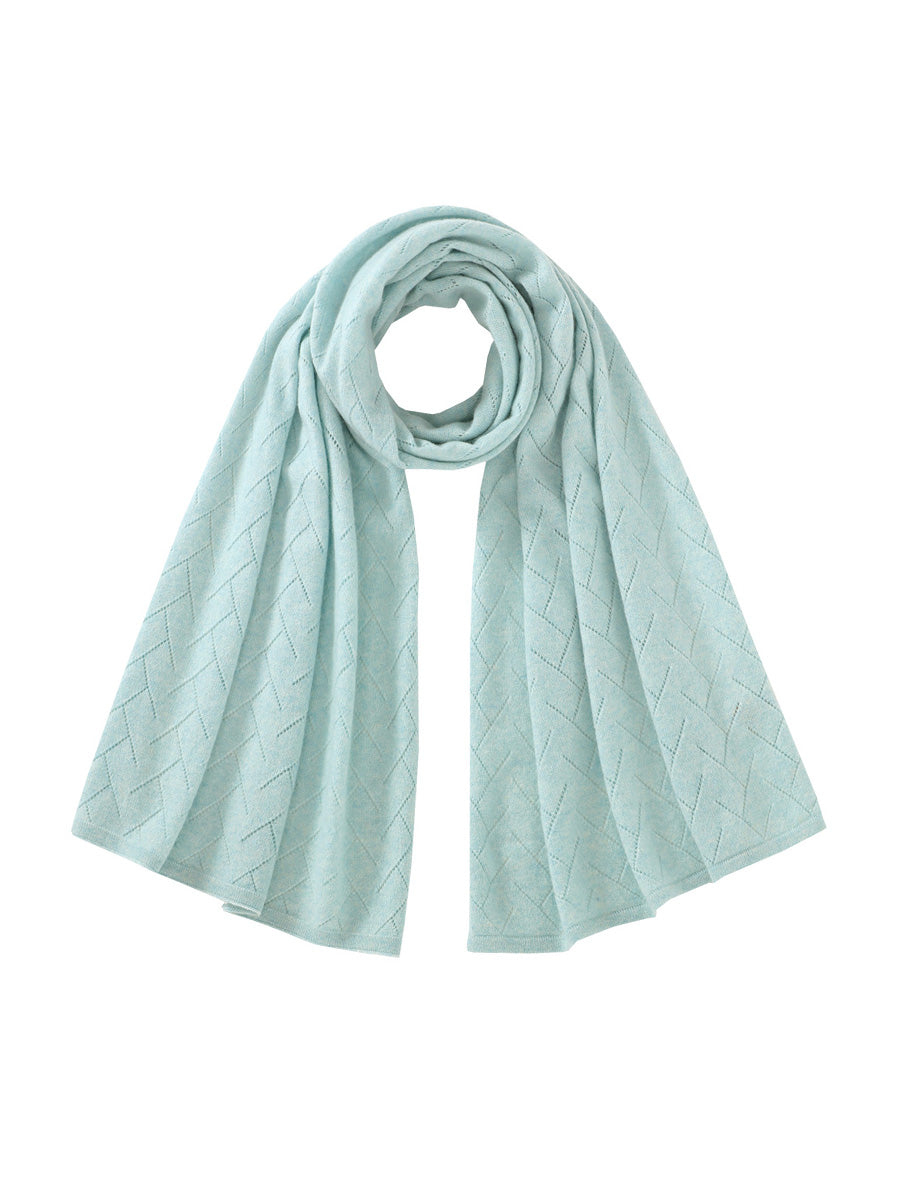 COMOBOCA 100% Cashmere Solid Color Scarf
