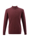 COMOBOCA 100% Cashmere Men's Mock Neck Knit Sweater