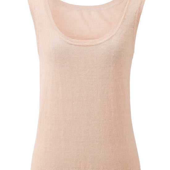 COMOBOCA Women's Linen Versatile Basic Tank Top
