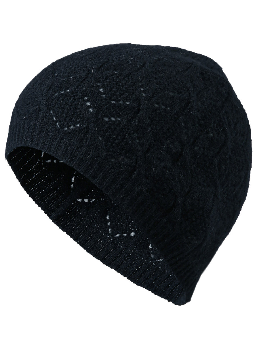 COMOBOCA 100% Cashmere Luxurious Knit Beanie